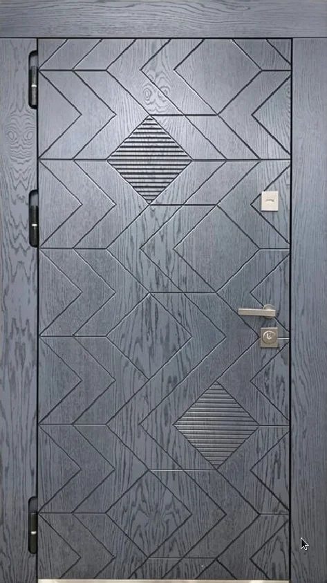 Входная дверь Mesonet-4 (Порошковое напыление / МДФ Винорит) - внешняя сторона