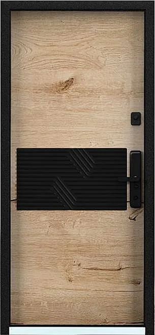 Входная дверь Mesonet-6 (Порошковое напыление / МДФ Винорит) - внутренняя сторона
